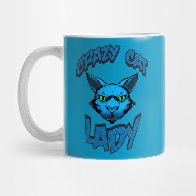 Crazy Cat Lady (blue) by Samax